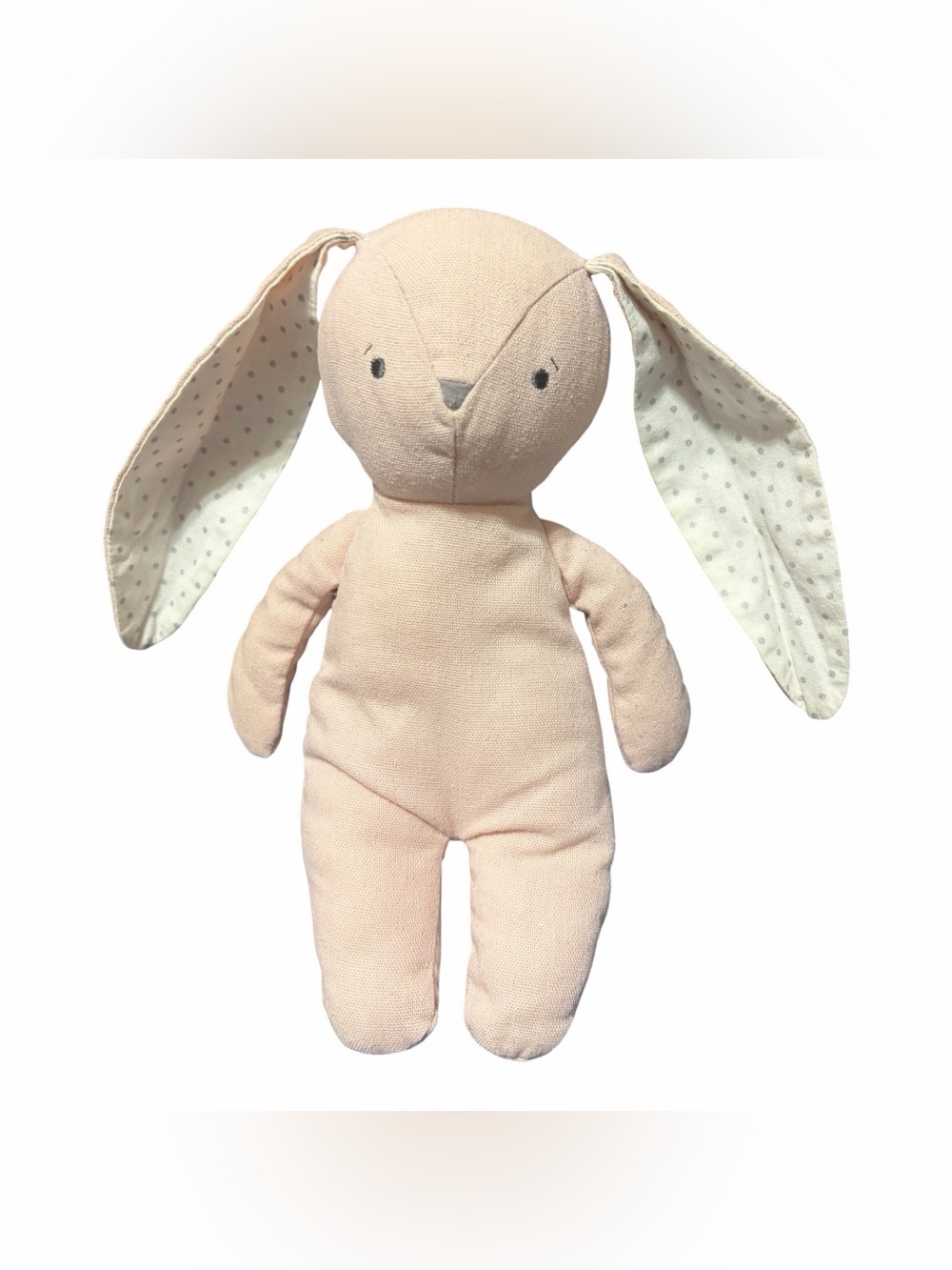ALMIROSE Bobby Floppy Bunny Pink Soft Linen Cotton Australian Baby Shower Gift